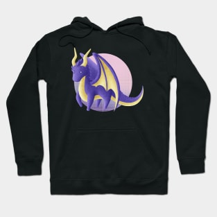 Kawaii Dragon 04 - With Background Hoodie